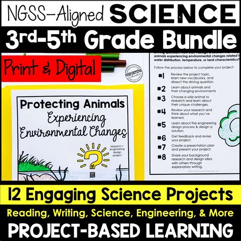 3rd-5th Grade NGSS-Aligned Project-Based Science | Science PBL | Life ...