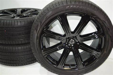 21″ Volvo XC90 2016 – 2020 21 inch Black Factory OEM Wheels Rims Tires ...