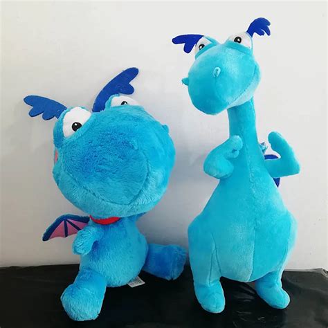 Doc McStuffins Cute Stuffy Blue Dragon Plush Toy Stuffed Animals Baby Kids Toys for Children ...