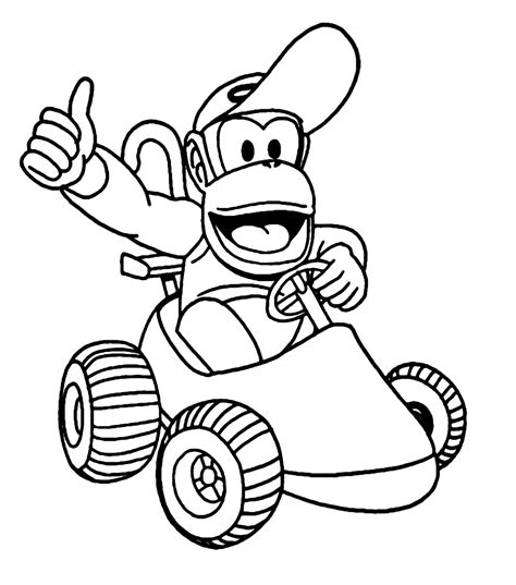 12 Diddy Kong Coloring Pages - ColoringPagesOnly.com