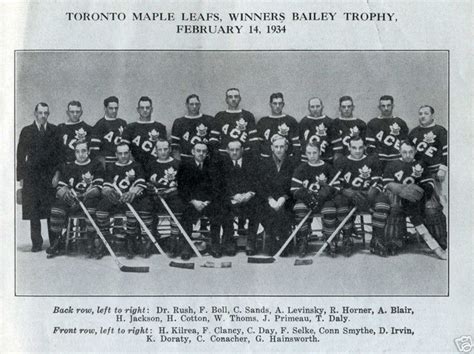 Hockey Photo 1934 Toronto Maple Leafs Ace Bailey Benefit Game | HockeyGods