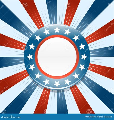 Election Campaign Button Background Stock Vector - Image: 5076369