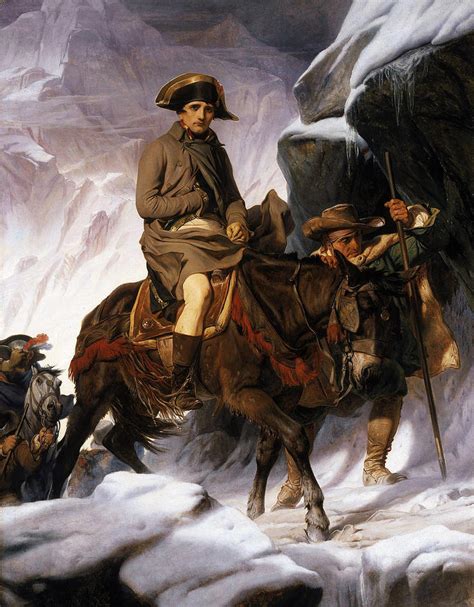 Napoleon Crossing the Alps Painting by Paul Delaroche - Fine Art America