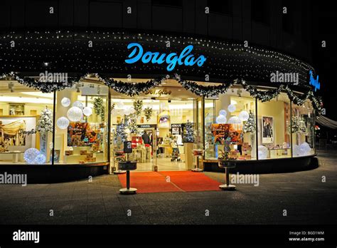 Festively decorated shop of the Douglas chain, Berlin, Germany, Europe ...