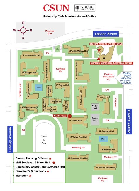 Csun Parking Lot Map