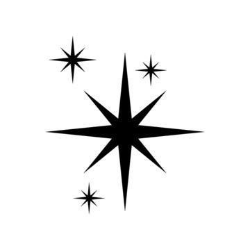 North Star Silhouette PNG And Vector Images Free Download - Pngtree