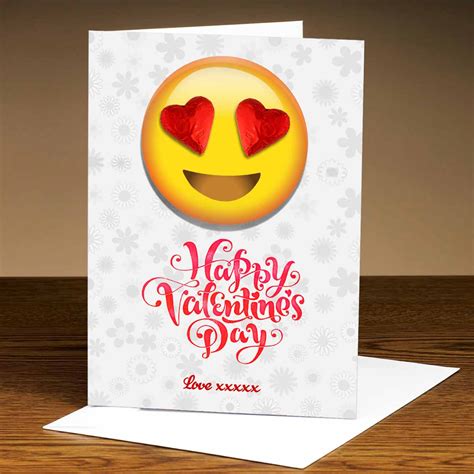 Buy I Heart You Personalised Emoji Edible Greeting Card Online at Best ...