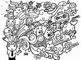 Printable Doodle Art Coloring Pages Respect Sketch Page sketch template