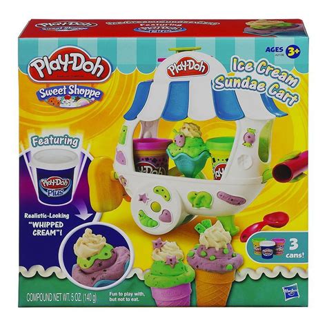 Play-Doh Fun Factory Deluxe Set by Hasbro | Play doh ice cream, Play doh, Ice cream sundae