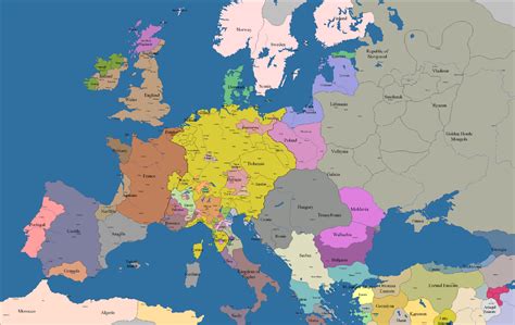 Image - Map of Holy Roman Empire Unification Progress(Novum Aetatum).png - Alternative History