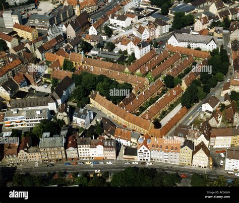 Augsburg, Fuggerei first build beteewn 1514 and 1523, Germany Stock ...