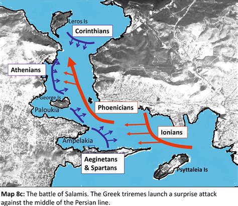 The Battle of Salamis - Maps