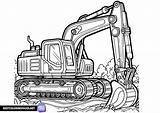Excavator Digger Hitachi Bagger Entitlementtrap Diggers Malvorlagen  sketch template
