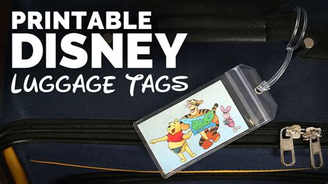 10 Disney-Themed Luggage Tags for Disney Fanatics! [Printables] - FUN.com Blog