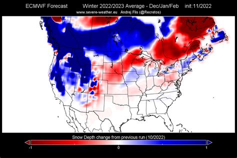 Winter 2022/2023 Snowfall Predictions: Final Snow Forecast for the ...