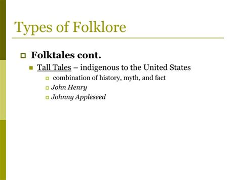 PPT - Folklore PowerPoint Presentation - ID:3780541