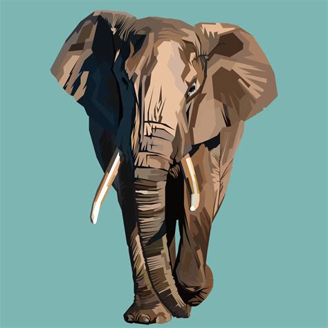 Elephant vector illustration 8257631 Vector Art at Vecteezy