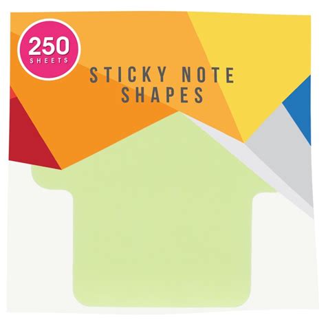 Sticky Notes Shapes 250pk - Arrow | Stationery - B&M