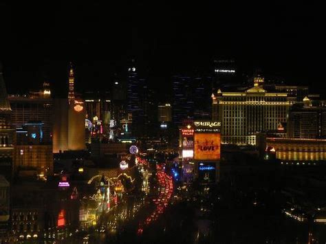 Strip view from our room (night) - Picture of Treasure Island - TI Hotel & Casino, Las Vegas ...