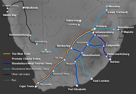 Johannesburg Rail Map - My Maps