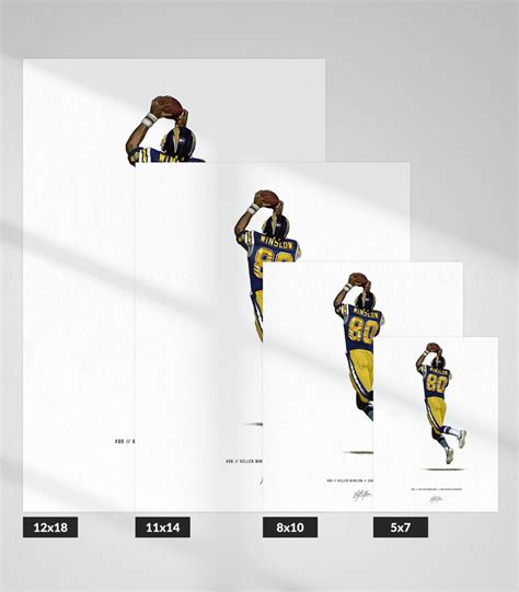 Kellen Winslow San Diego Chargers Football Illustrated Art Poster Print, Kellen Winslow Poster ...