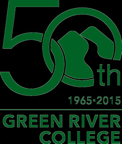 GR50_grn | Green River College's 50th Anniversary logo | Green River College | Flickr