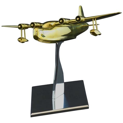 Brass Model of a Sunderland Flying Boat For Sale at 1stDibs