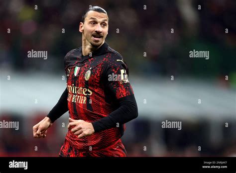 Milano, Italy. 26th Feb, 2023. Zlatan Ibrahimovic of Ac Milan looks on ...