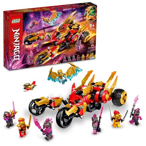 LEGO NINJAGO Zane's Golden Dragon Jet 71770 Ninja Building Toy Set For ...