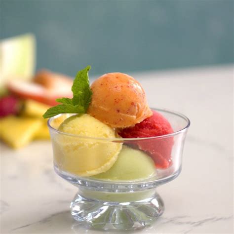 Fruit Sorbet 4 Ways