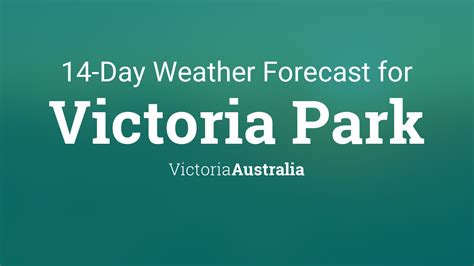 Victoria Park, Victoria, Australia 14 day weather forecast