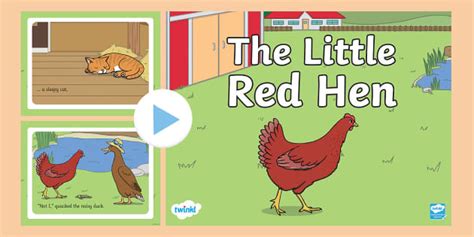 FREE! - The Little Red Hen Story PowerPoint - Teaching Resources