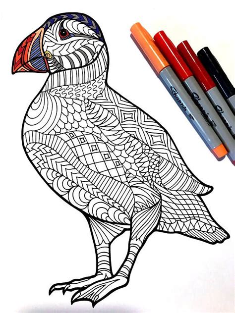 Printable Puffin Coloring Pages - Printable Word Searches