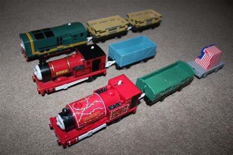 PAXTON SKARLOEY RHENEAS PUPPET SHOW Trackmaster Motorized w/cars Thomas ...