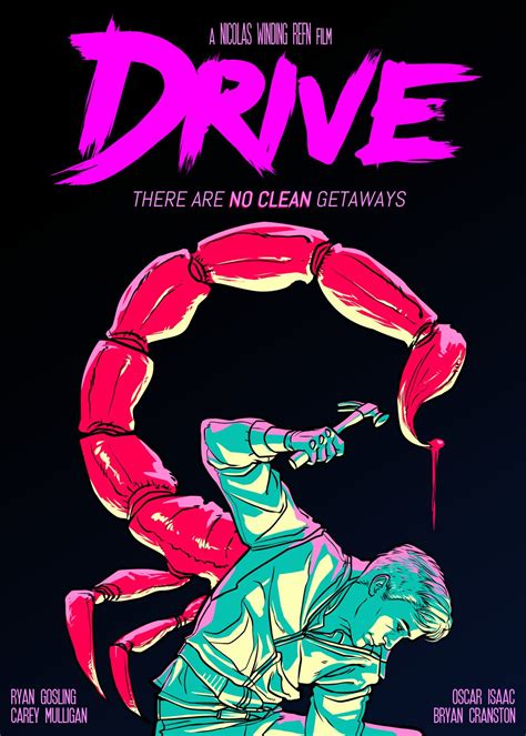 Drive Movie Poster, Daniel Jara Merino | Film posters art, Drive movie ...