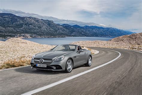 mercedes-benz relaunches SLC convertible with radical new facelift