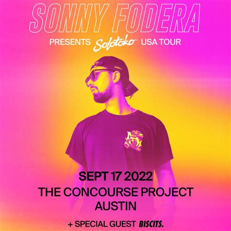 Buy Tickets to Sonny Fodera w/ Biscits at The Concourse Project in ...