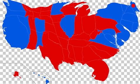 US Presidential Election 2016 United States Map Electoral College PNG ...