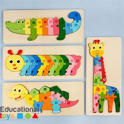 Buy 3D Animal Jigsaw Puzzle Boards Online - Educational Toys Pakistan