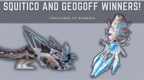 Squitico and Geogoff Winners [Creatures of Sonaria - Roblox] - YouTube