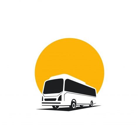 Premium Vector | Bus logo concept, silhouette bus | Fotos