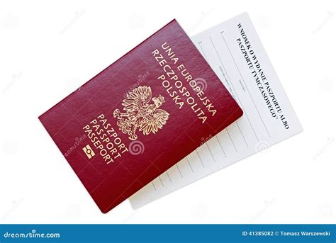 Polish passport stock photo. Image of poland, personal - 41385082