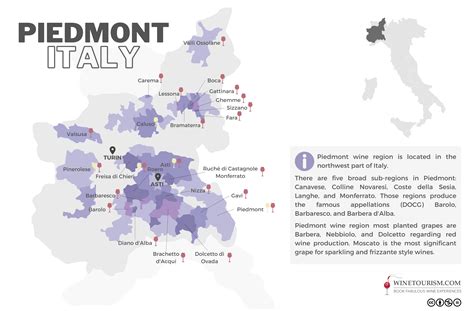Piedmont Wine Map | My XXX Hot Girl