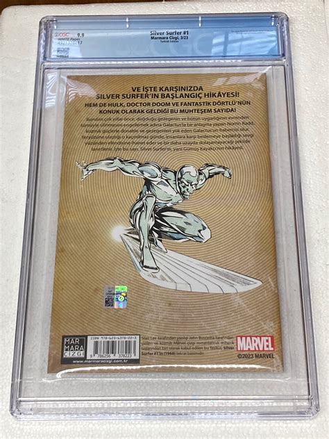 2023 TURKISH EDITION 1968 SILVER SURFER 1 CGC 9.9 MINT MARVEL COMICS ...