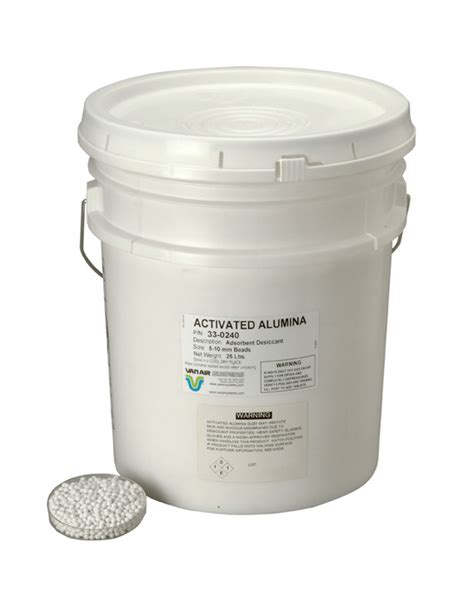 ACTIVATED ALUMINA DESICCANT 1/4" 25LB PAIL, P/N 33-0240 - AVP, Inc.