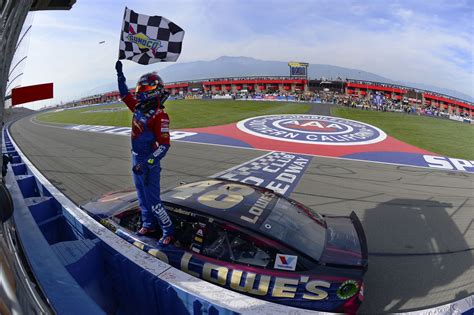 NASCAR Fontana 2016 results: Jimmie Johnson wins Auto Club 400 ...