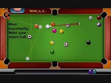 Pool Shooting Tips - YouTube