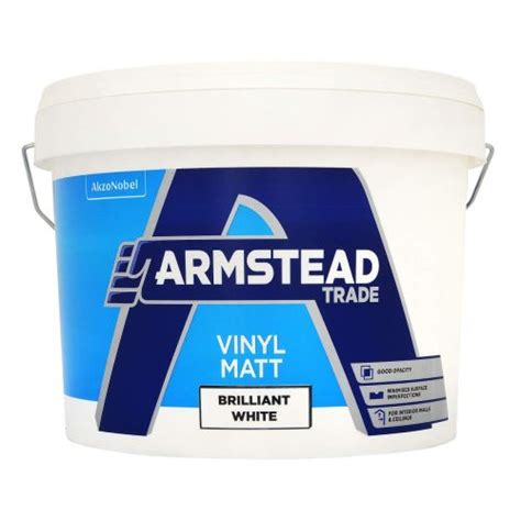 Armstead Trade | Vinyl Matt Brilliant White 10L| The Paint Shed