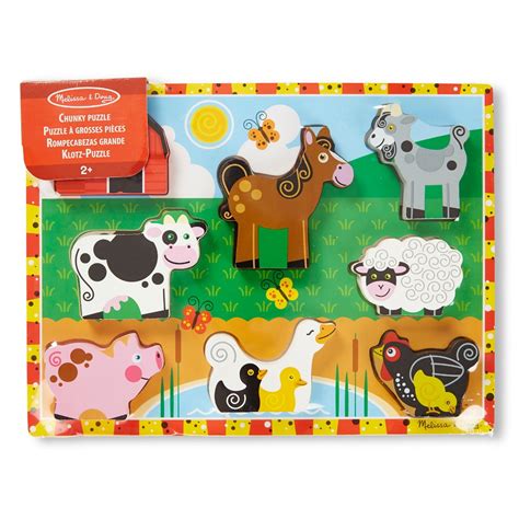 Melissa and Doug Farm Chunky Puzzle - Toys - Toys At Foys