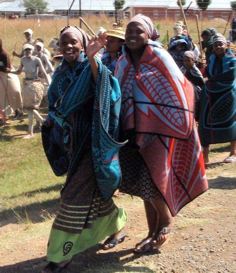 Parade of Basotho women - Lesotho - | Traditional Sotho | Countries in south africa, African ...